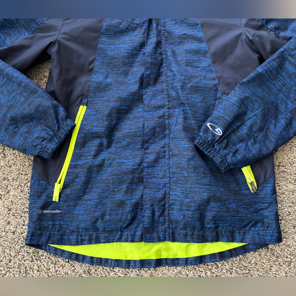 Champion Venture Dry Kids Full Zip Lightweight Jacket Size L 12-14 - Picture 5 of 14